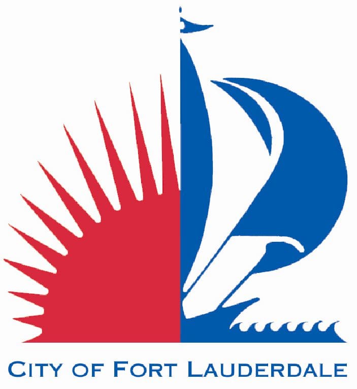 Fort Lauderdale city logo with sun and sailboat