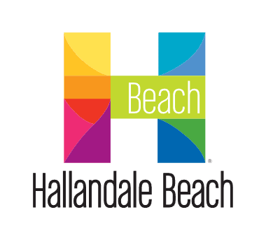 Colorful Hallandale Beach H logo