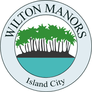 Wilton Manors logo featuring mangrove island